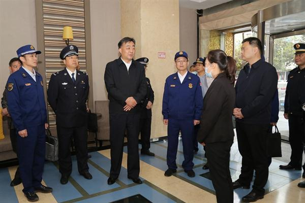 淮南市公安局晁友福副市長帶隊開展“五一”節(jié)前消防安全檢查