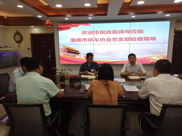 淮南市民政局黨史教育第一督導組督導社會 組織黨史學習教育和黨建工作