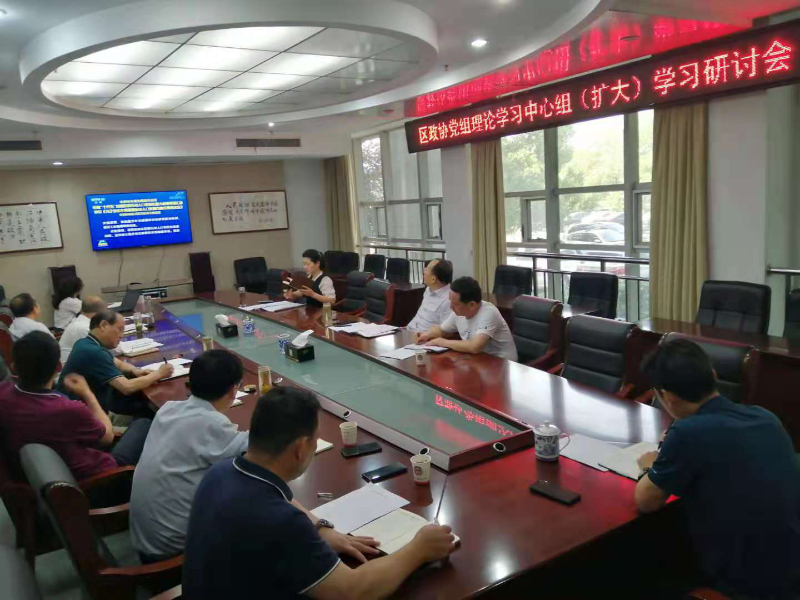 淮南潘集區政協黨組召開黨組理論學習中心組黨史專題學習研討（擴大）會