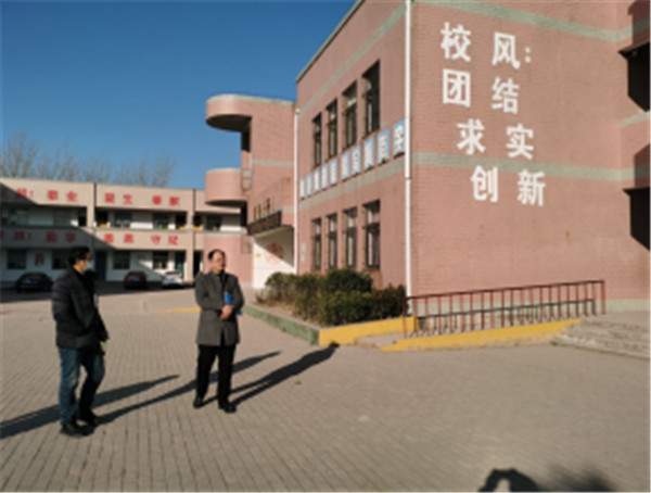淮南毛集實驗區第二督學責任區到夏集鎮明德小學督查