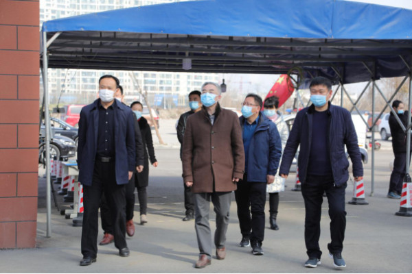 淮南市副市長鄔平川督查指導經開區實驗學校疫情防控工作