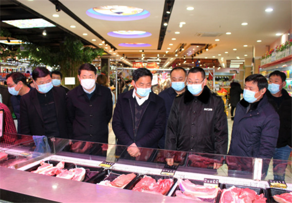 淮南大通區領導班子帶隊開展節日慰問及市場食品安全檢查