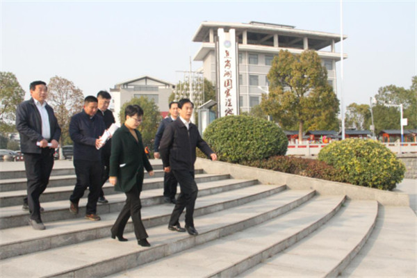 省林業局牛向陽局長來淮調研指導淮南市林業工作