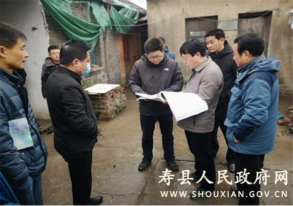 淮南壽縣副縣長李景練調研古城保護利用重點項目建設工作